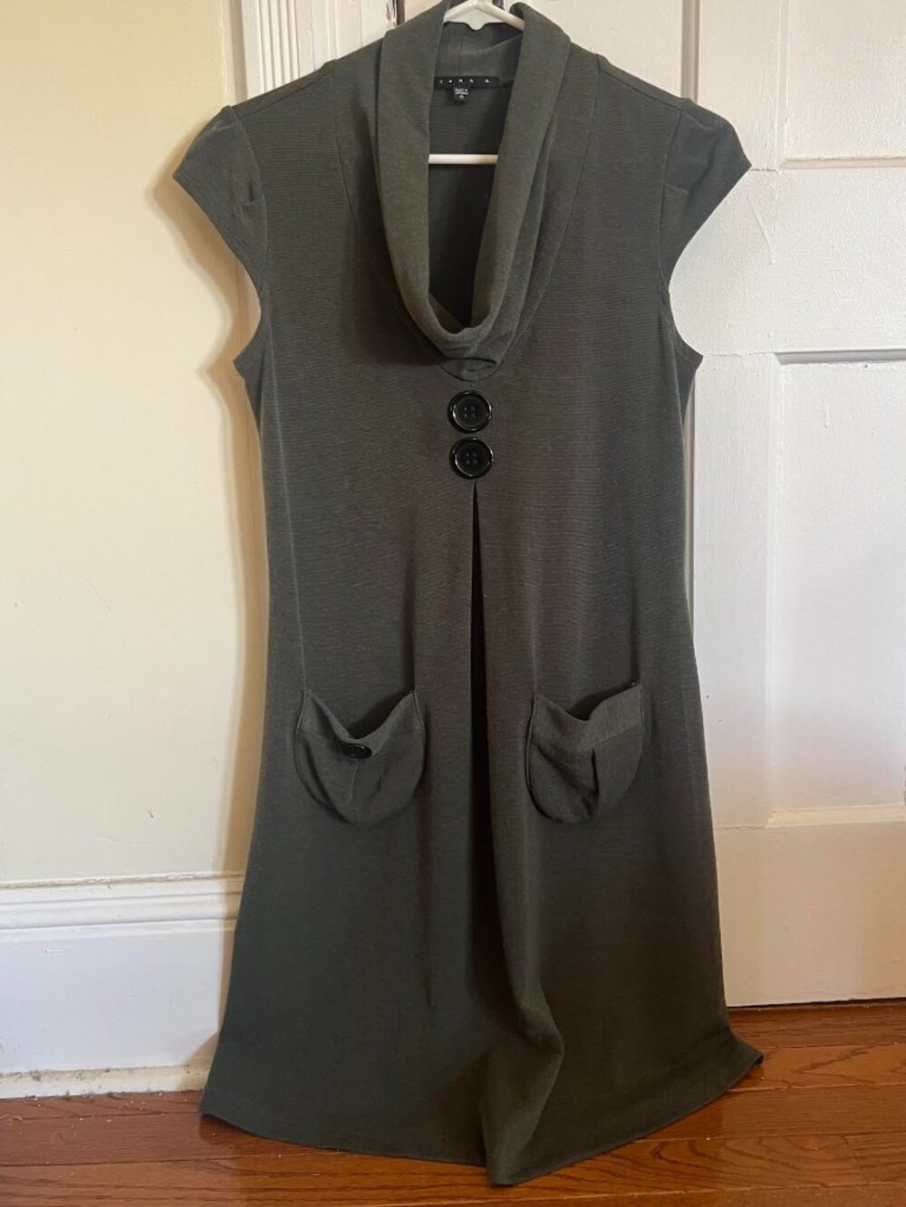 Swoop Neck Dress